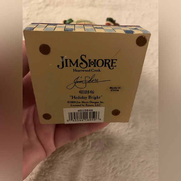 Jim Shore 2008 Holiday Bright Santa w/ Lantern 4010846 - Picture 3 of 5